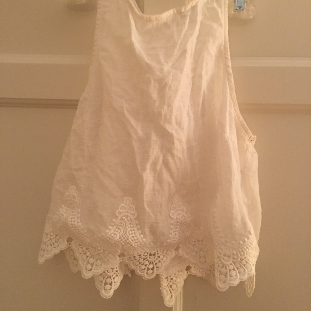 Lace crop top